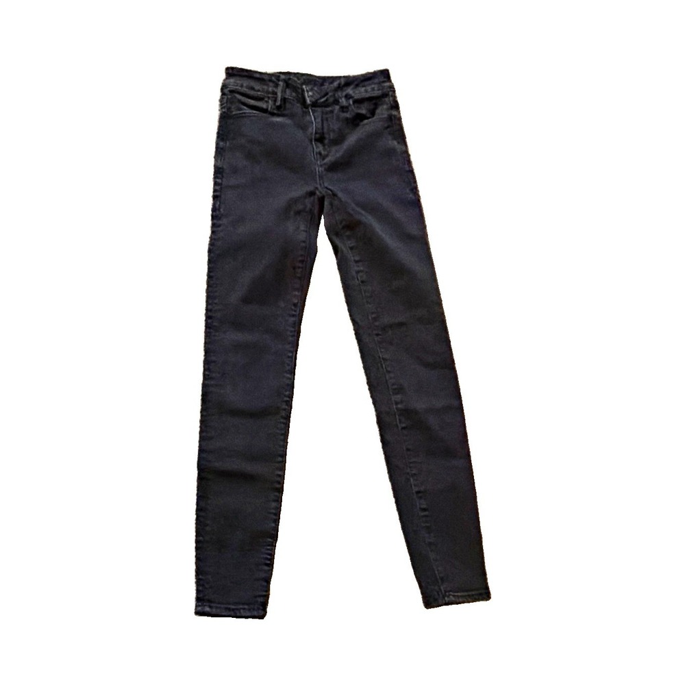American Eagle Outfitters Women's Black Jegging Slim Mid Rise Stretch Jeans 0
